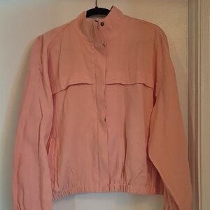 Nine West Peach Bomber Jacket